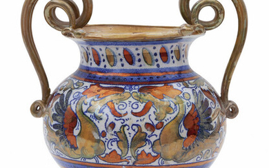 MASTRO GIORGIO, GUALDO TADINO. Un vaso in ceramica, anni '30. Formatura al...