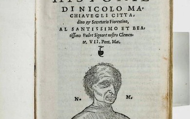 Machiavelli, NicolÃ², Historie di NicolÃ² Machiavegli