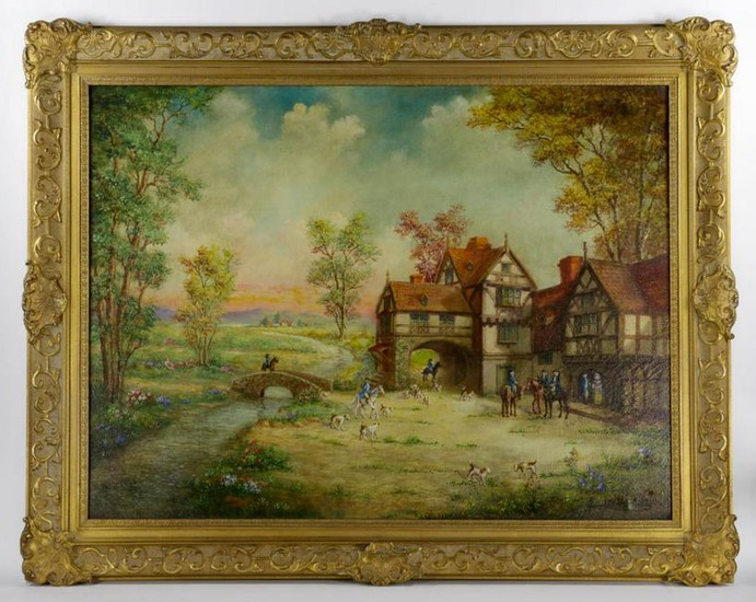 Mahoney, The Hunt, Oil on Canvas