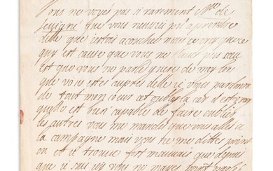 Ménage. 27 août [1655]. Belle lettre évoquant Mme de Sévigné et Mme de Scudéry., La Fayette, Marie Madeleine Pioche de la Vergne, comtesse de