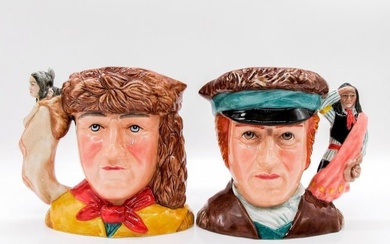 Meriwether Lewis and William Clark Pair D7235 & D7234 - Mid - Royal Doulton Character Jug