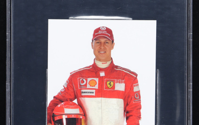 Michael Schumacher Signed F1 8x10 Photo (BGS)