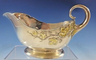 Mixed Metals by Tiffany & Co. Sterling Gravy Boat with Grape Vine Motif