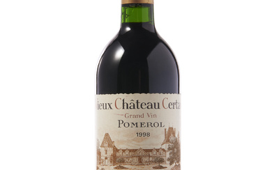 Mixed Vieux Château Certan 1998-2007 9 Bottles (75cl) per lot