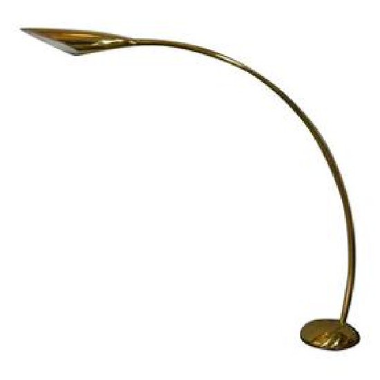Modernist Brass Floor Lamp
