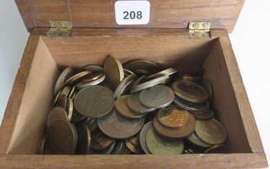 Monnaies - France - Lot de 256 monnaies diverses avec 50 Centimes Semeuse 1916 (argent)...