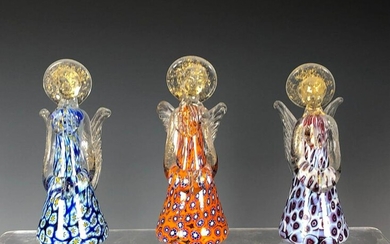 Murano Millefiori Glass Angels