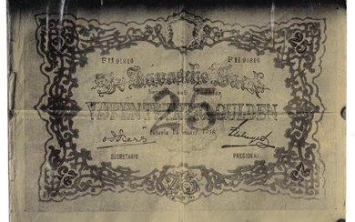 Netherlands-Indies. 25 gulden. Photos. Type 1896.