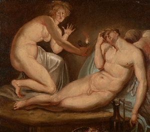 Nicolai Abraham ABILDGAARD Copenhague, 1743 - Frederiksdal, 1809 L'Amour et Psyché