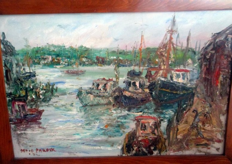Oil Painting on Canvas by David Pollock Gloucester