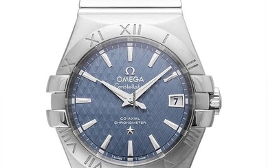 Omega Constellation Ladies 123.10.35.20.03.002 - Constellation Co-Axial 35 mm Automatic Blue Dial