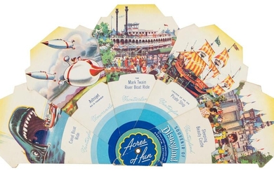 Original Acres of Fun Disneyland 1955 Souvenir. Created