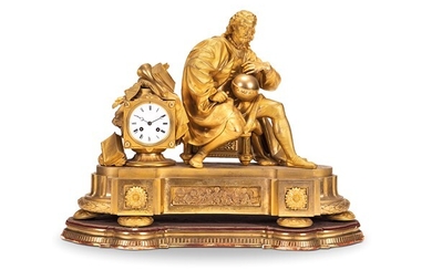Orologio in bronzo, XIX secolo