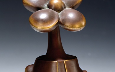 Otmar Alt, born 1940 Wernigerode, bronze, #"Flower#", Ed 42/75, signed,...