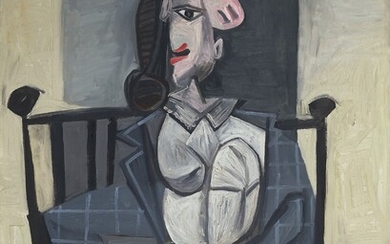 Pablo Picasso (1881-1973), Femme dans un fauteuil