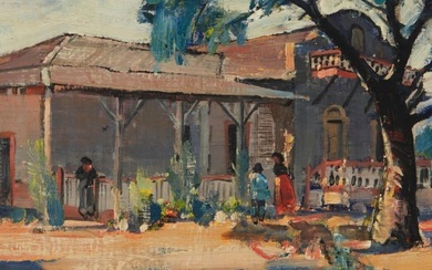 Paul Lauritz (1889-1975), "Old Home of Pio Pico, Last Mexican Governor of California"