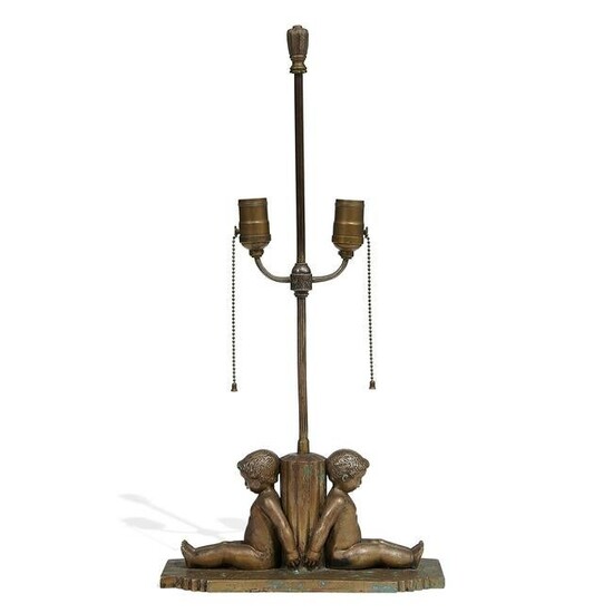 Paul Silvestre Art Deco table lamp