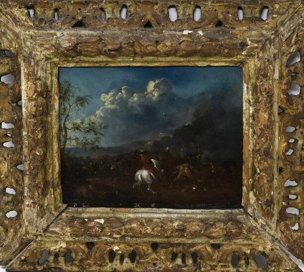 Philips Wouwerman Attributed Oil Painting on Panel