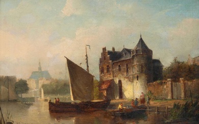 Pieter Cornelis Dommershuijzen (1834-1912), Havengezicht
