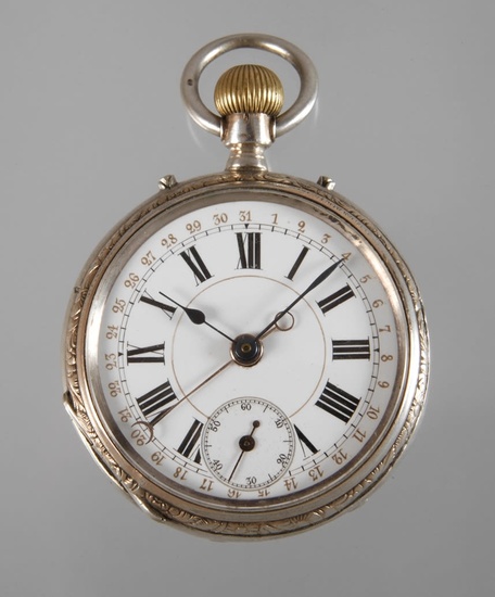 Pocket watch with date