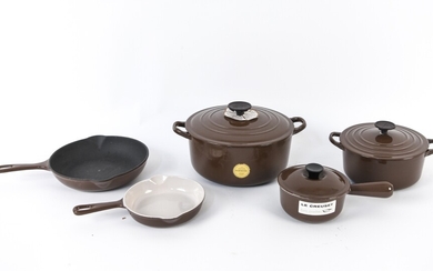 CREUSET CHOCOLATE BROWN COOKWARE in United States