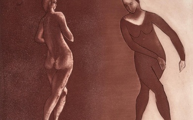 ROBERT DICKERSON (1924 - 2015) The Dance II etching, ed....