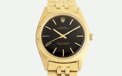Rolex, 'Oyster Perpetual' gold wristwatch, Ref. 1013