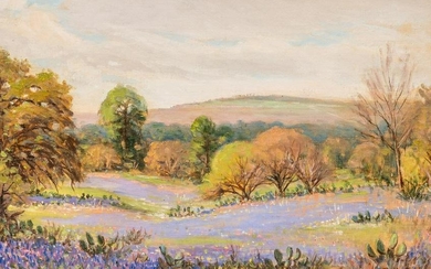 Rolla Taylor (1872-1970), "Spring Time", 1944, oil