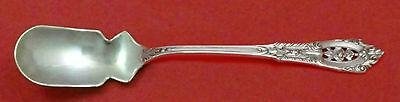 Rose Point by Wallace Sterling Silver Horseradish Scoop Custom Made 5 3/4"