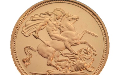 Royal Mint - Elizabeth II proof gold half sovereign, 1994