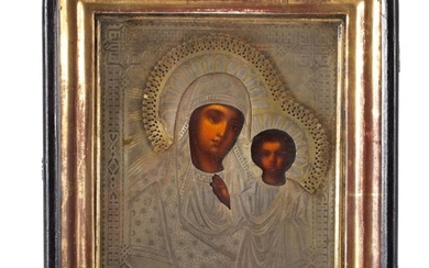 Russia, Kazanskaya Mother of God, Icon, 19th/20th Century