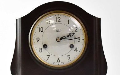 SMITHS; a Bakelite mantel clock, the dial set with Arabic...