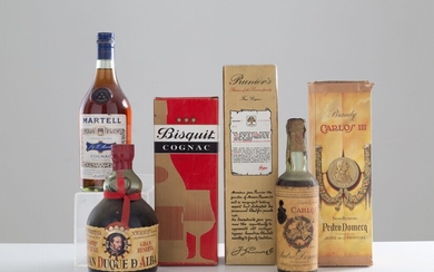 Selezione distillati (6 bt). - Cognac Martell (1 bt)...