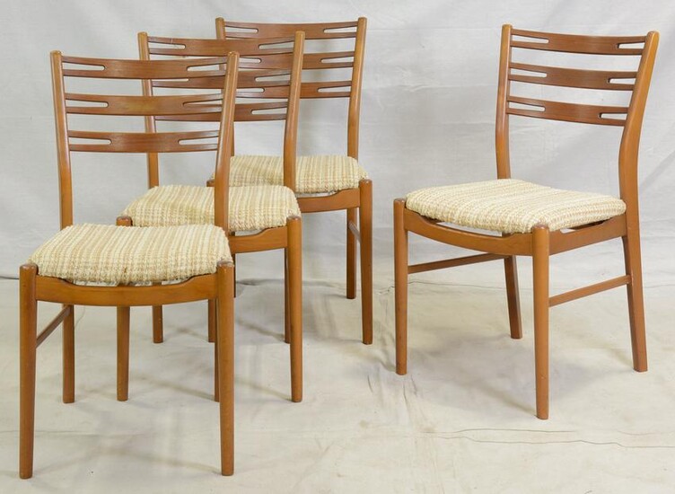 Set of 4 Mid Century Modern Dining Chairs