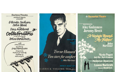 Sir John Mortimer: A Group of Theatre Posters for Plays written by John Mortimer