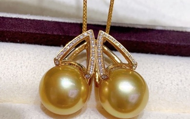 South Sea Gold Pearl Stud Earrings