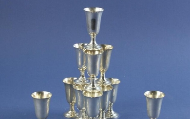 Sterling Cordial Glasses