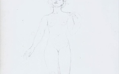 Giovanni Colacicchi © (Anagni, 1900 - Firenze, 1992), Study for Nude
