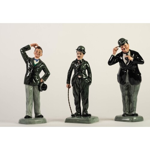 THREE LIMITED EDITION ROYAL DOULTON CHINA FIGURES, comprisin...