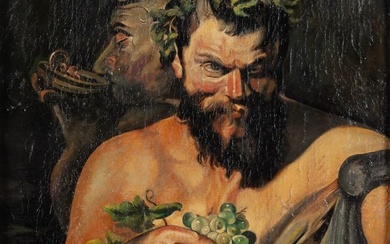 TWO SATYRS AFTER RUBENS