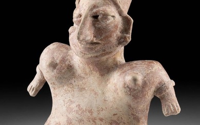 Tall Jalisco Standing Nude Female Sheepface Figure