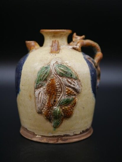Tang Dynasty Sancai Glazed Gongxian Yao Ceramic Wine