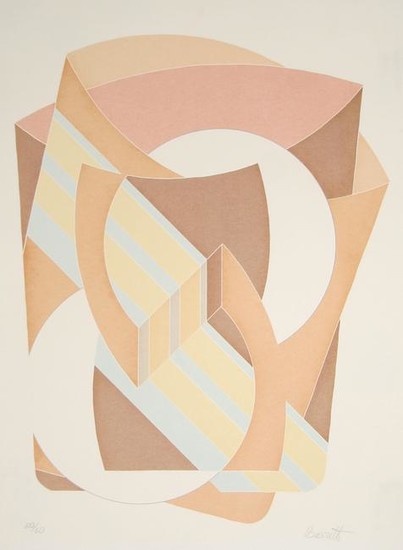 Thomas Barrett, Geometric Sunrise, Lithograph
