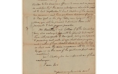 Thomas Jefferson Letter Signed