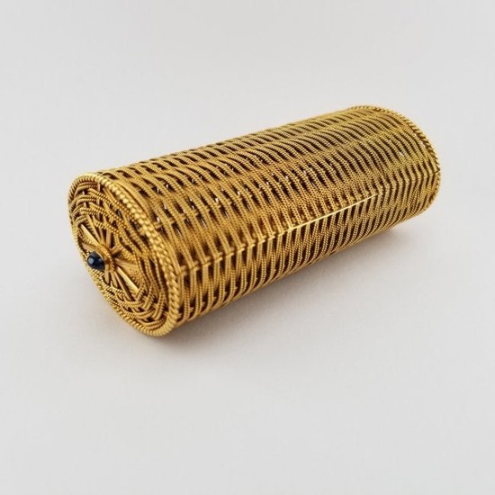 Tiffany & Co. Schlumberger Woven Cylinder Box