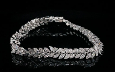 Tiffany & Co. Victoria 5.05ctw Diamond Platinum Bracelet