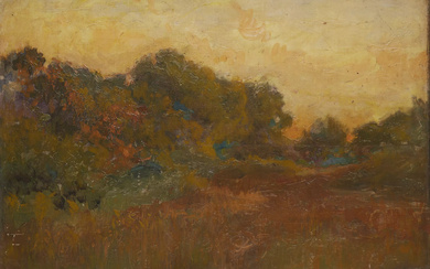 Tom Mostyn, British 1864-1930 - Landscape; oil on board, 32...