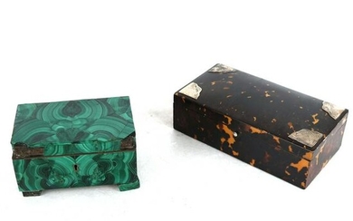 Two Boxes: Malachite & Tortoiseshell