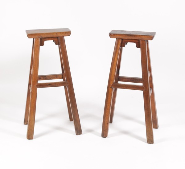 Two Chinese Wood Stands FR3SHLM
