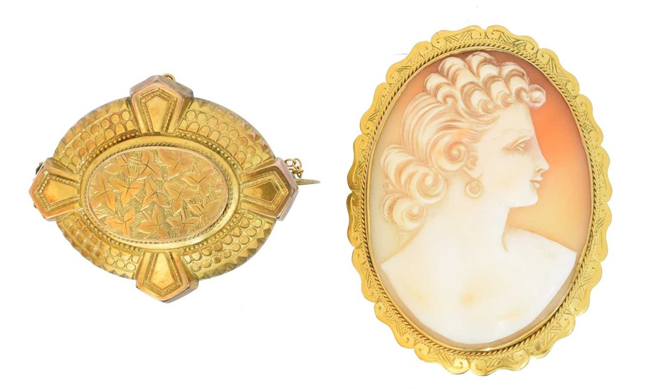 Two brooches